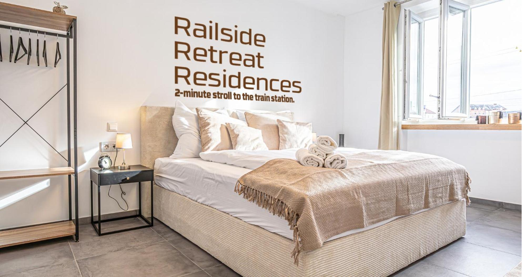 Krems Bahnhof Deluxe Rooms - Near Danube River エクステリア 写真